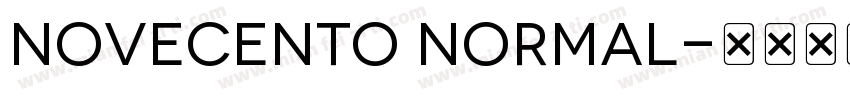 Novecento Normal字体转换